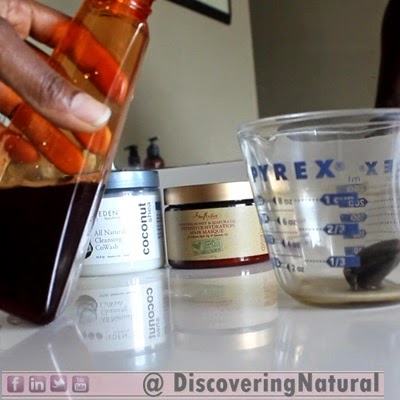 Black Tea Rinse and SheaMoisture Manuka Honey & Mafura Oil Intensive Hydration