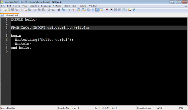 Programming Languages Exhibit: Modula-2: A Pascal's Revision