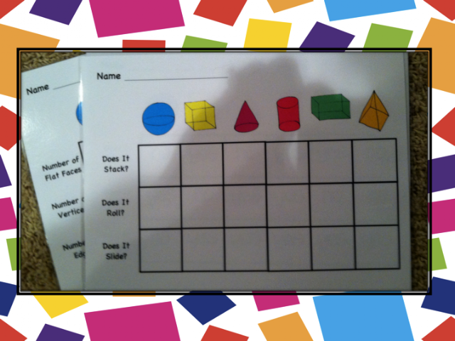 Busy Bees: 3D Shape Unit and Sorting