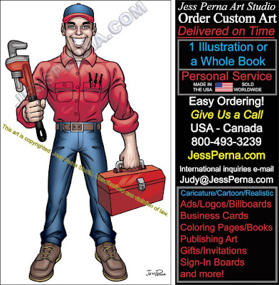 Plumber Truck Wrap and Business Card Ad 