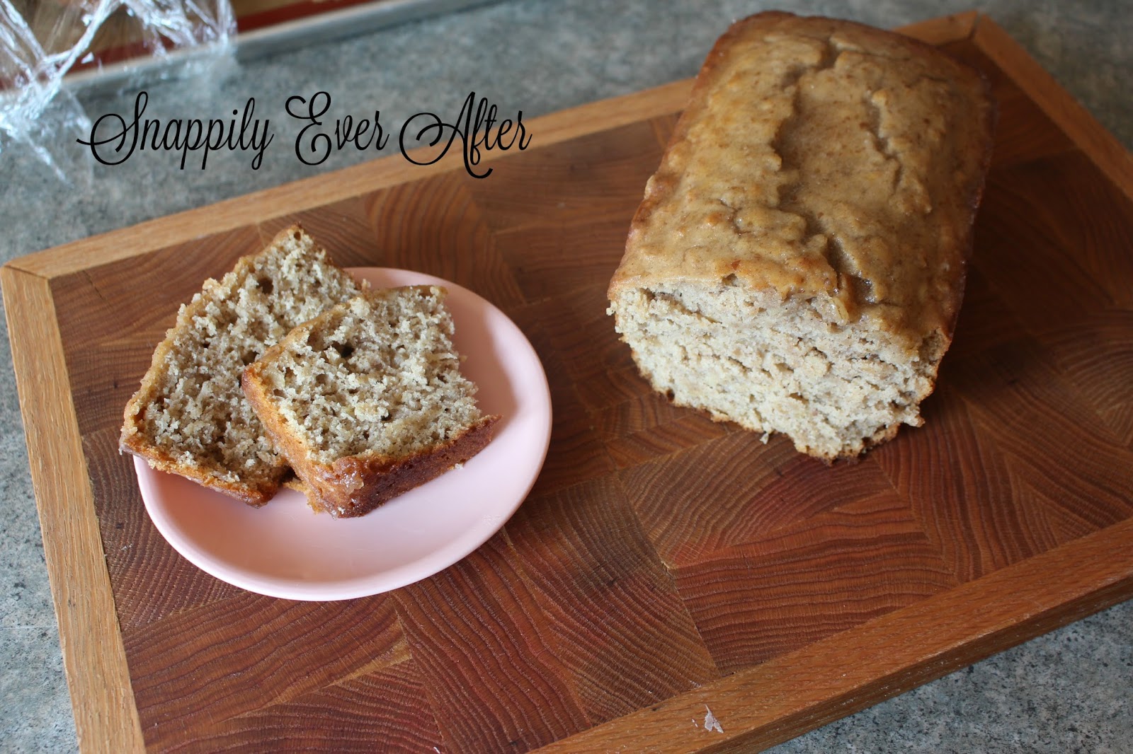 Snappily Ever After Glazed Apple Cinnamon Oatmeal Bread
