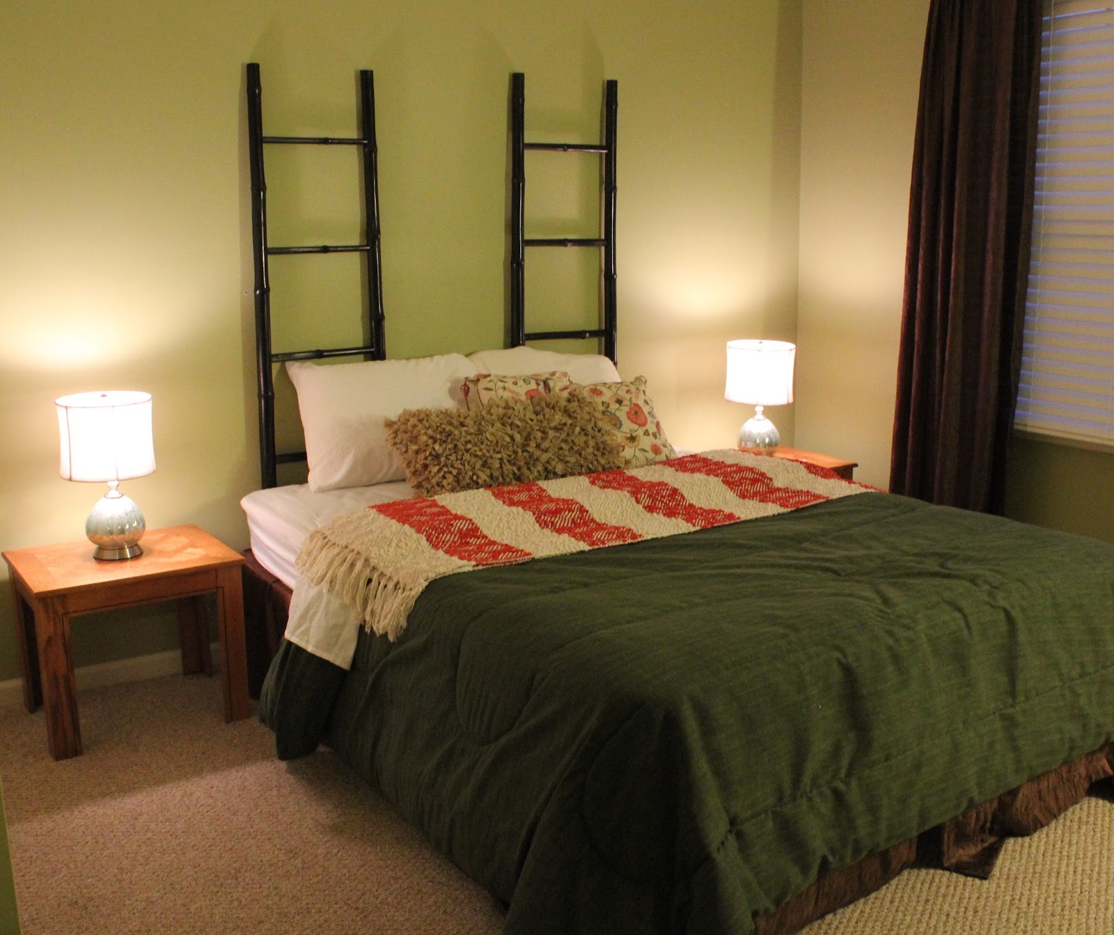 A Busy Mind in a Colorful Scarf Guest Bedroom ReDo