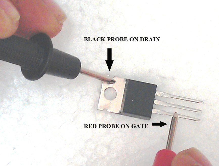 Ham Radio MIPL NChannel MOSFET Testing with Analog Multimeter