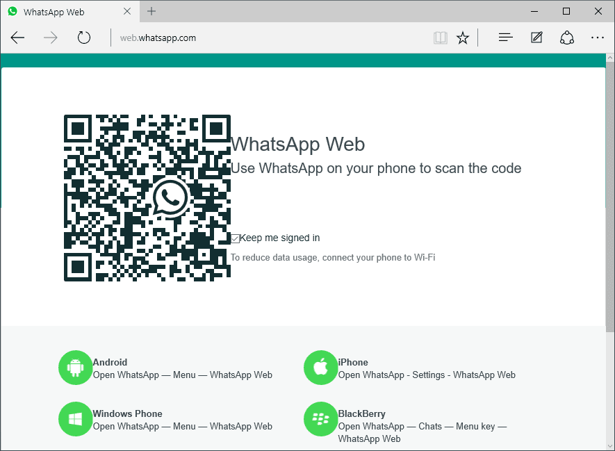 How to Use WhatsApp Web on Microsoft Edge How to Use WhatsApp Web on Microsoft Edge
