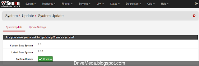 DriveMeca actualizando firewall pfSense 2.3.x paso a paso DriveMeca actualizando firewall pfSense 2.3.x paso a paso