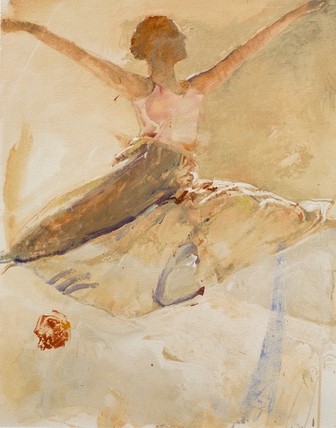 Dancers in White - Robert Heindel 1938-2005 - American painter