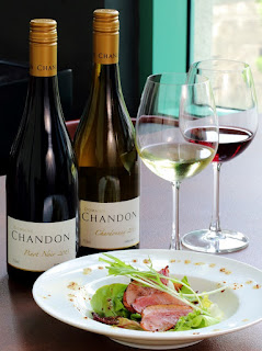 Smoked duck salad, Bubbly Afternoon with Chandon, EGG, Chandon, Chandon Brut, Chandon Rose, Chardonnay 2013, Pinot Noir 2013, Shiraz 2012, Domaine Chandon, Eight Gourmets Gala, EGG, 