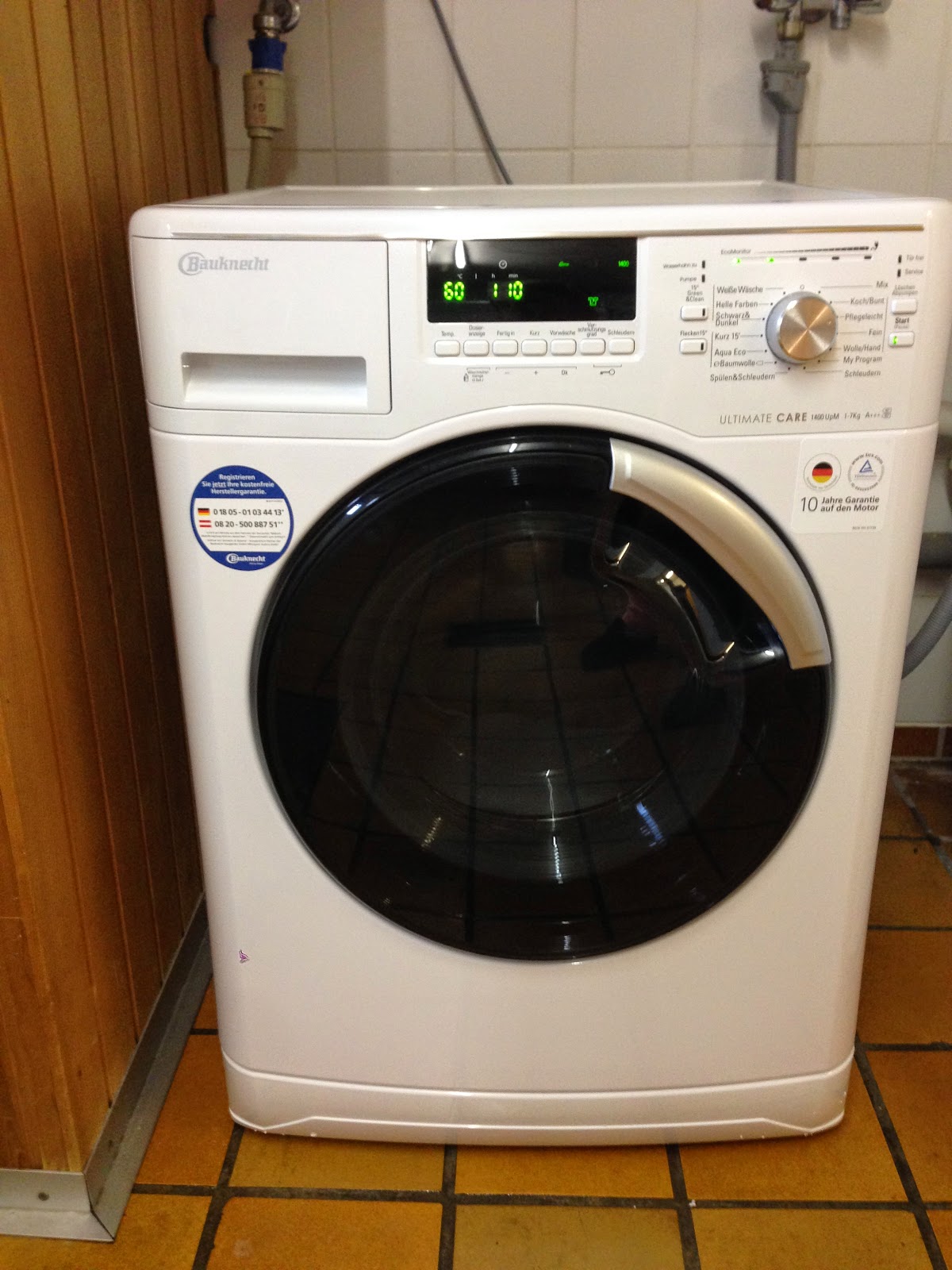 Produkttest: Bauknecht Waschmaschine „WA Eco Star 7 ES“