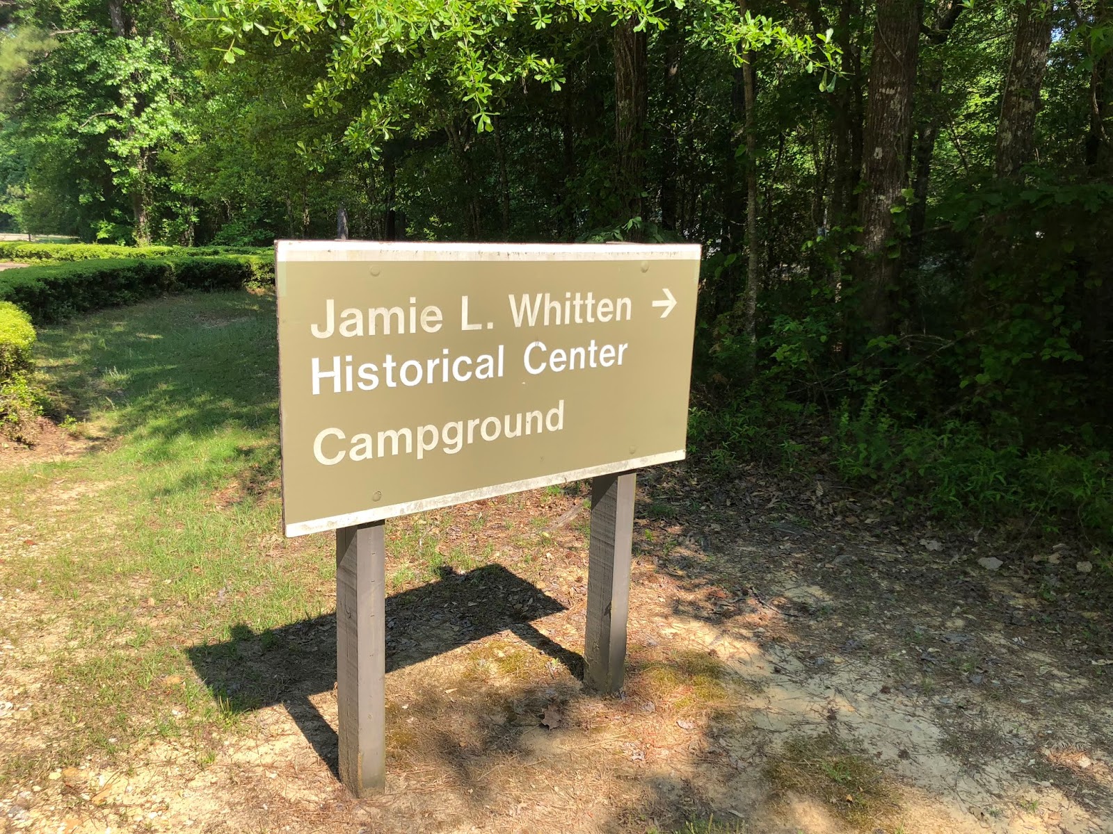 Cozy Rosie Whiten Park COE Campground Fulton, Mississippi (May 2018)