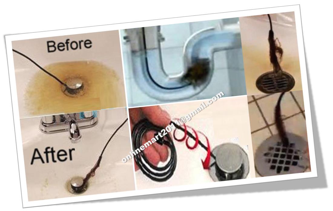 to OnLiNeMaRt11! Turbo Sink Snake Drain Hair Removal Tool