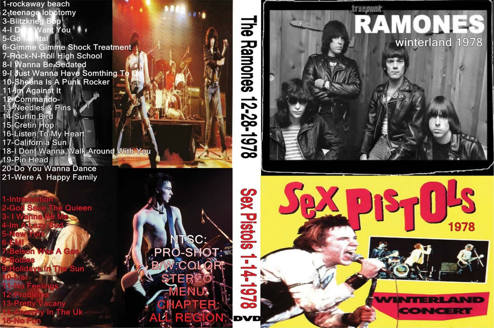 Ramones Sex Pistols 60