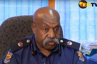 Komandan Kepolisian West Sepik Papua Nugini Moses Ibsagi