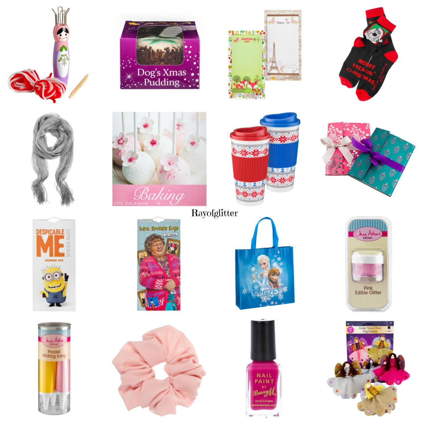 Ray of glitter My Pick Of Stocking Fillers for £1 or less