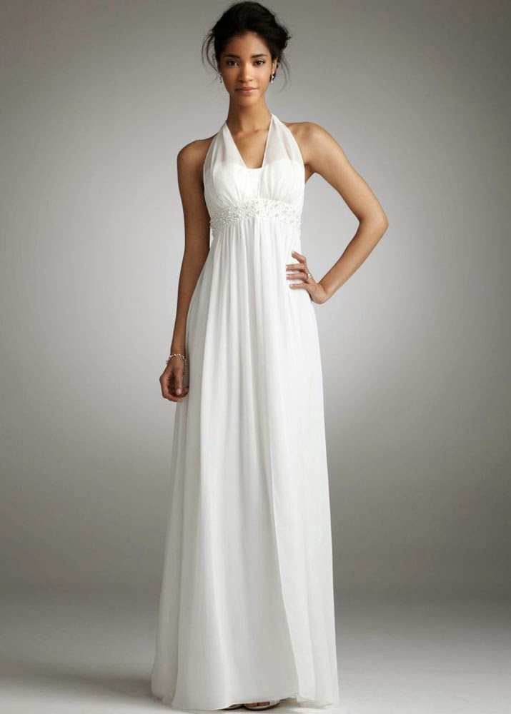 Informal White Wedding Dresses Beach Style Design