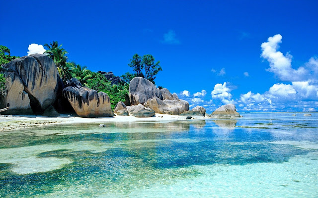 Paisajes Naturales Playas Islas Seychelles
