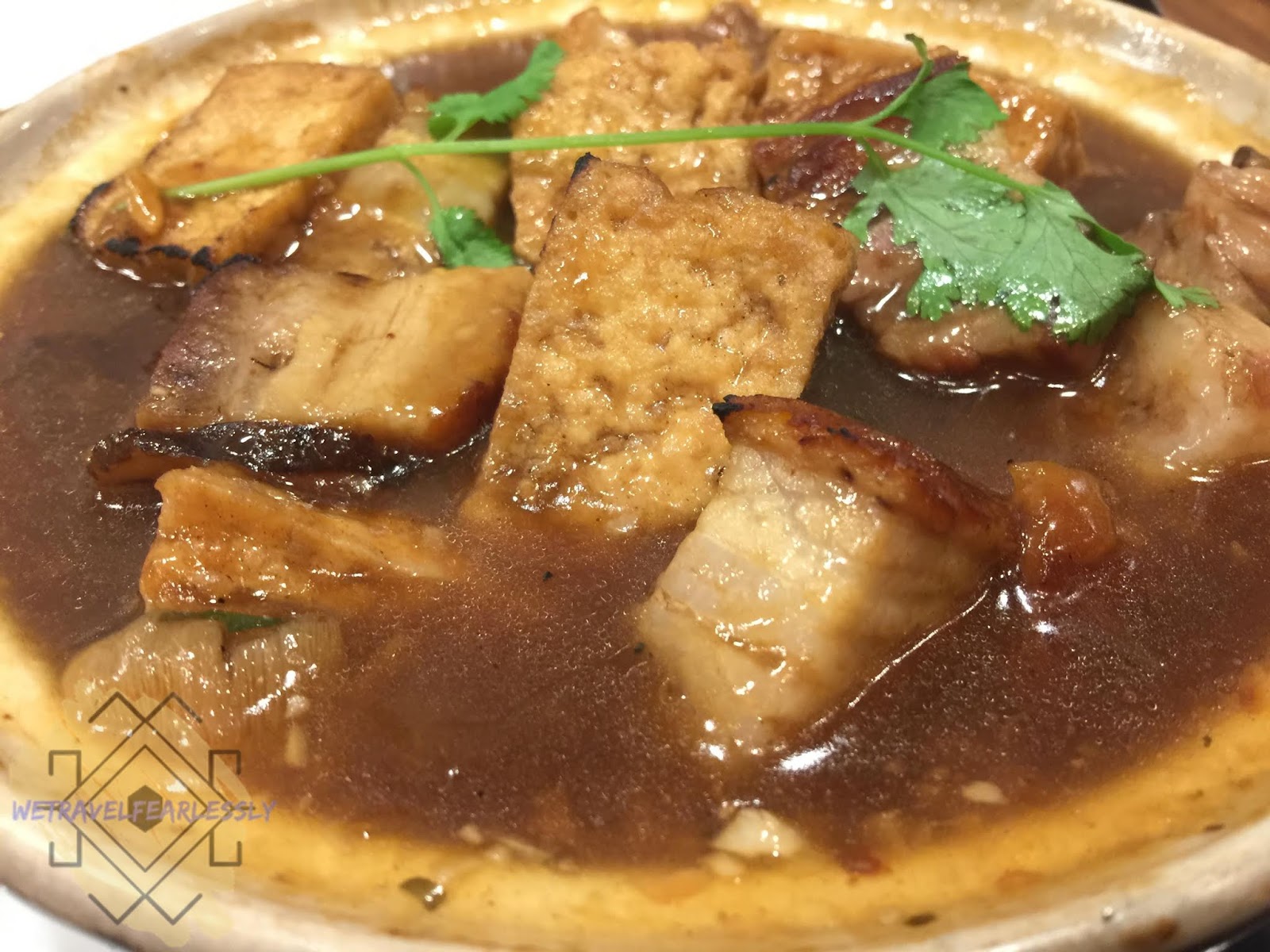 Roast Pork Belly with Beancurd in Casserole (PHP380) in Char Dining in Uptown Parade, BGC 