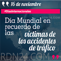 Día Mundial en recuerdo de las víctimas de los accidentes de tráfico #DíasInternacionales