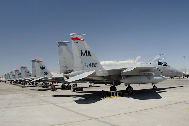 USAF deploys F-15 Eagles Netherlands