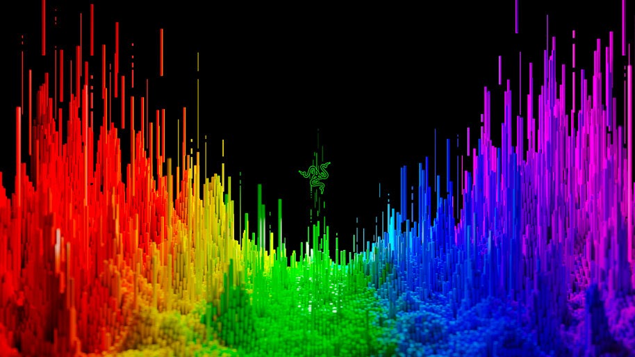 Razer, Logo, Colorful, Abstract, 4K, #8