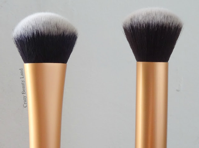 Real Techniques THE EXPERT FACE BRUSH in India Review Comparison with Buffing Brush