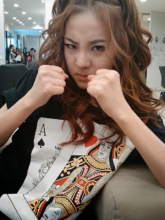 Sandara Park mean look
