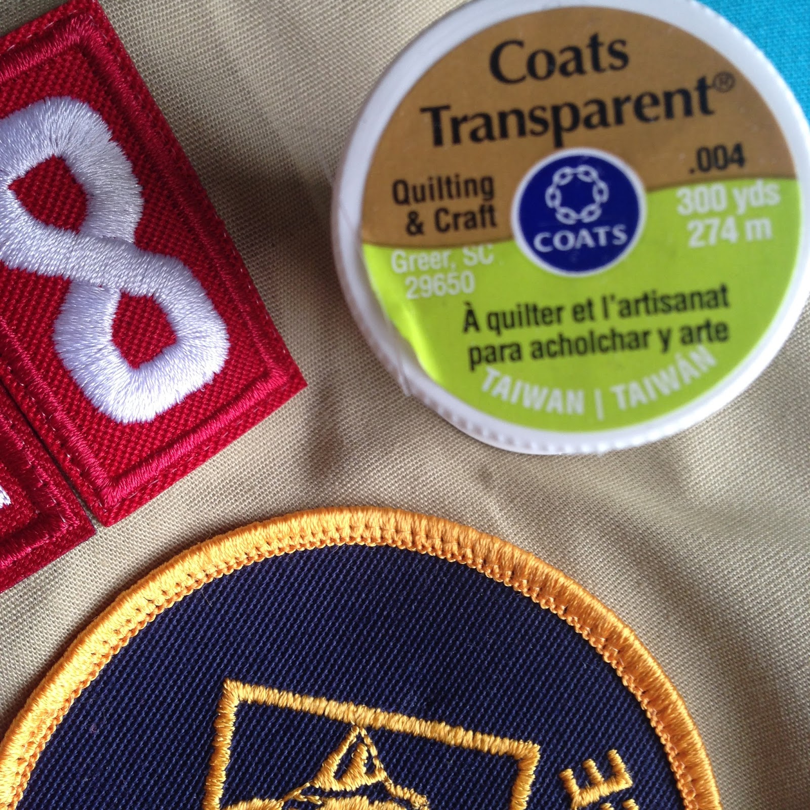 What I Live For Sewing Scout Patches