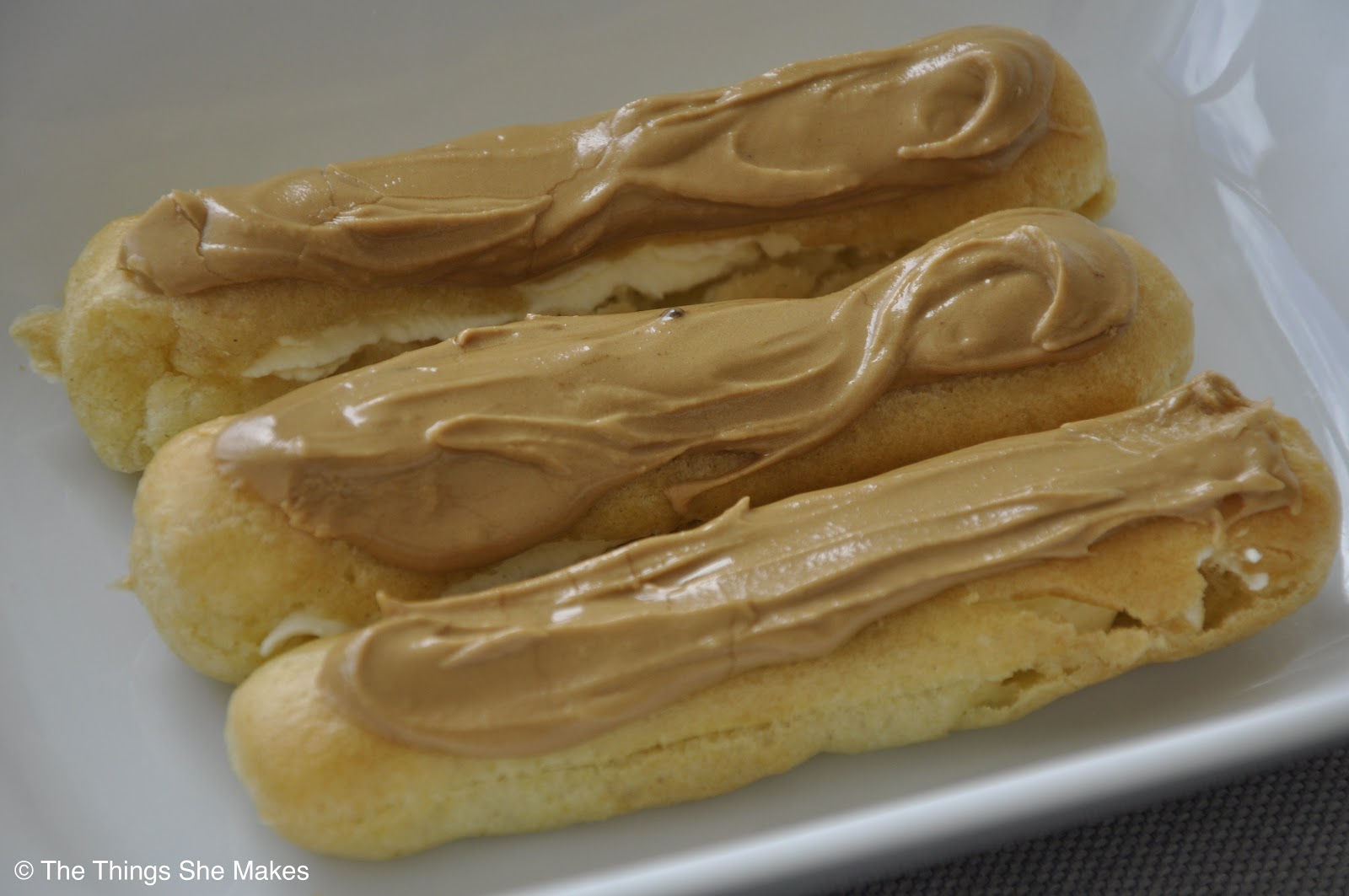 How to Make Coffee Cream Eclairs The Things She Makes