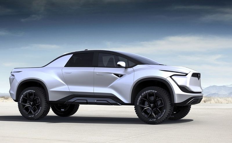 Últimas Tendencias: Esta camioneta conceptual Tesla modelo P tiene una ...