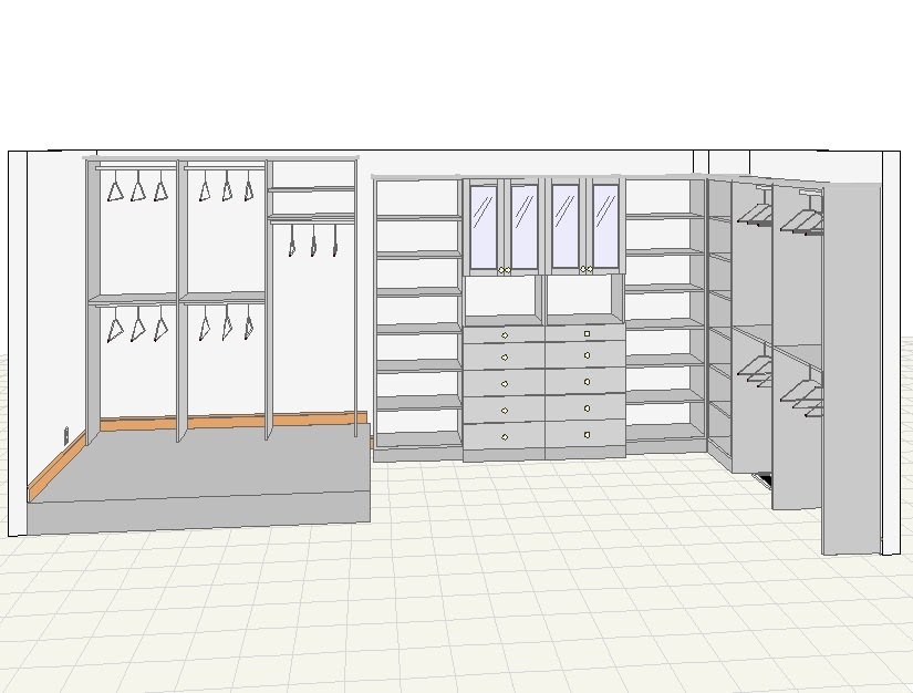 Closets For Life 3D Closet Drawings So Real You Might Try