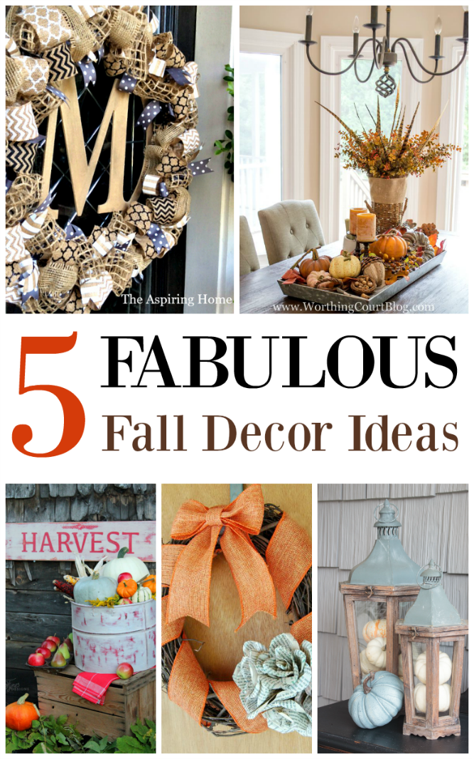 The Life of Jennifer Dawn: 5 Fabulous Fall Decor Ideas and A Little ...
