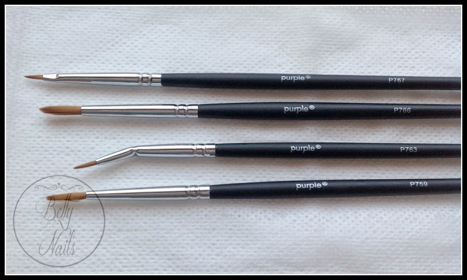 Betty Nails Purple Professional NEWs Professional Nail Art & Gel Brushes