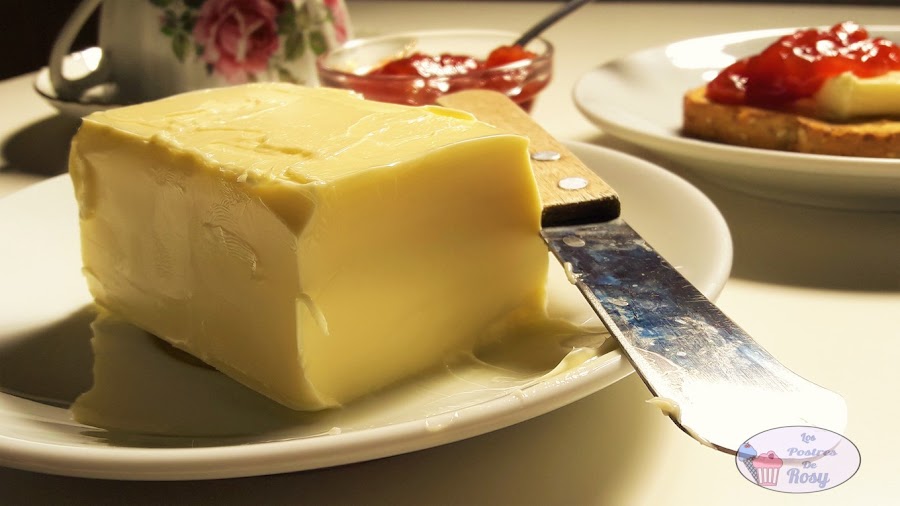 mantequilla casera sin lactosa