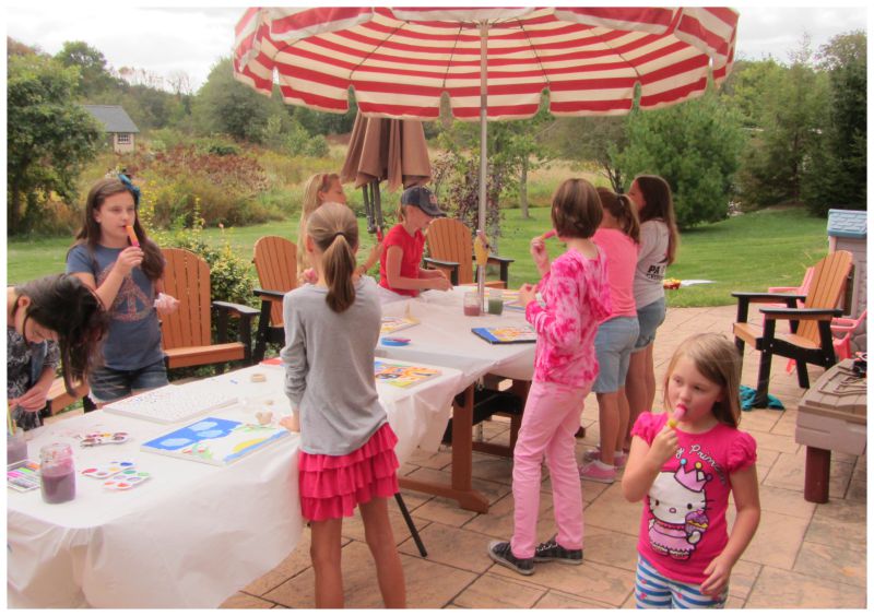 CONTROLLING Craziness Art Studio Birthday Party