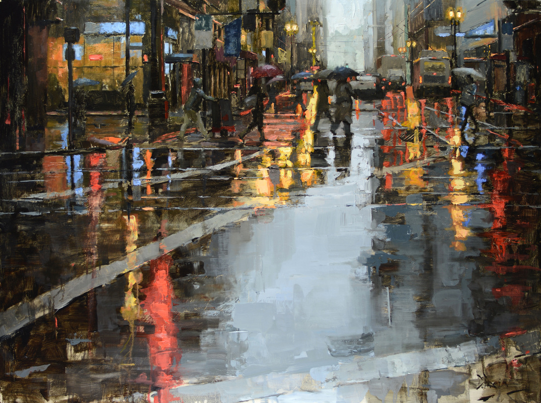 Jacob Dhein, 1978 Modern Impressionist painter Tutt'Art Pittura