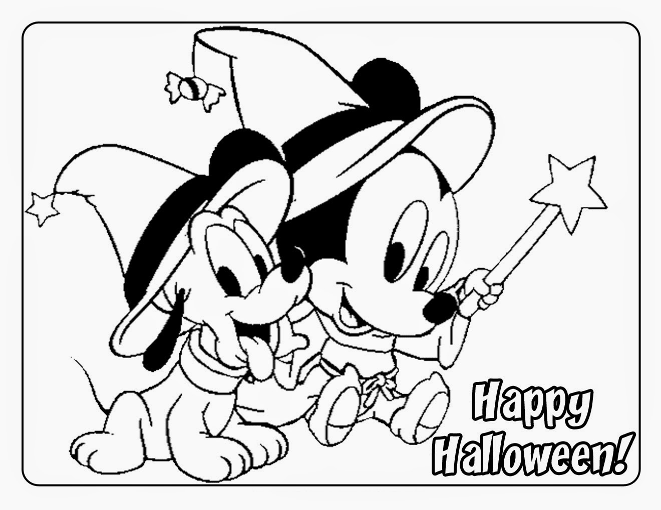 Mickey Mouse Baby for Coloring - IMAGES OF ENGLISH BEST PHOTOS