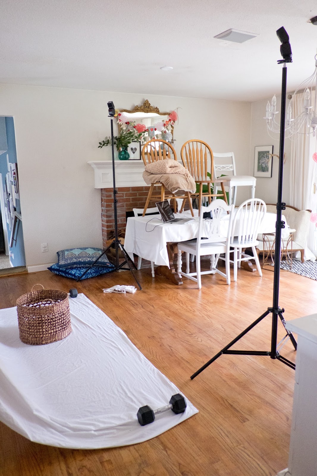 how to set up an in home photography studio