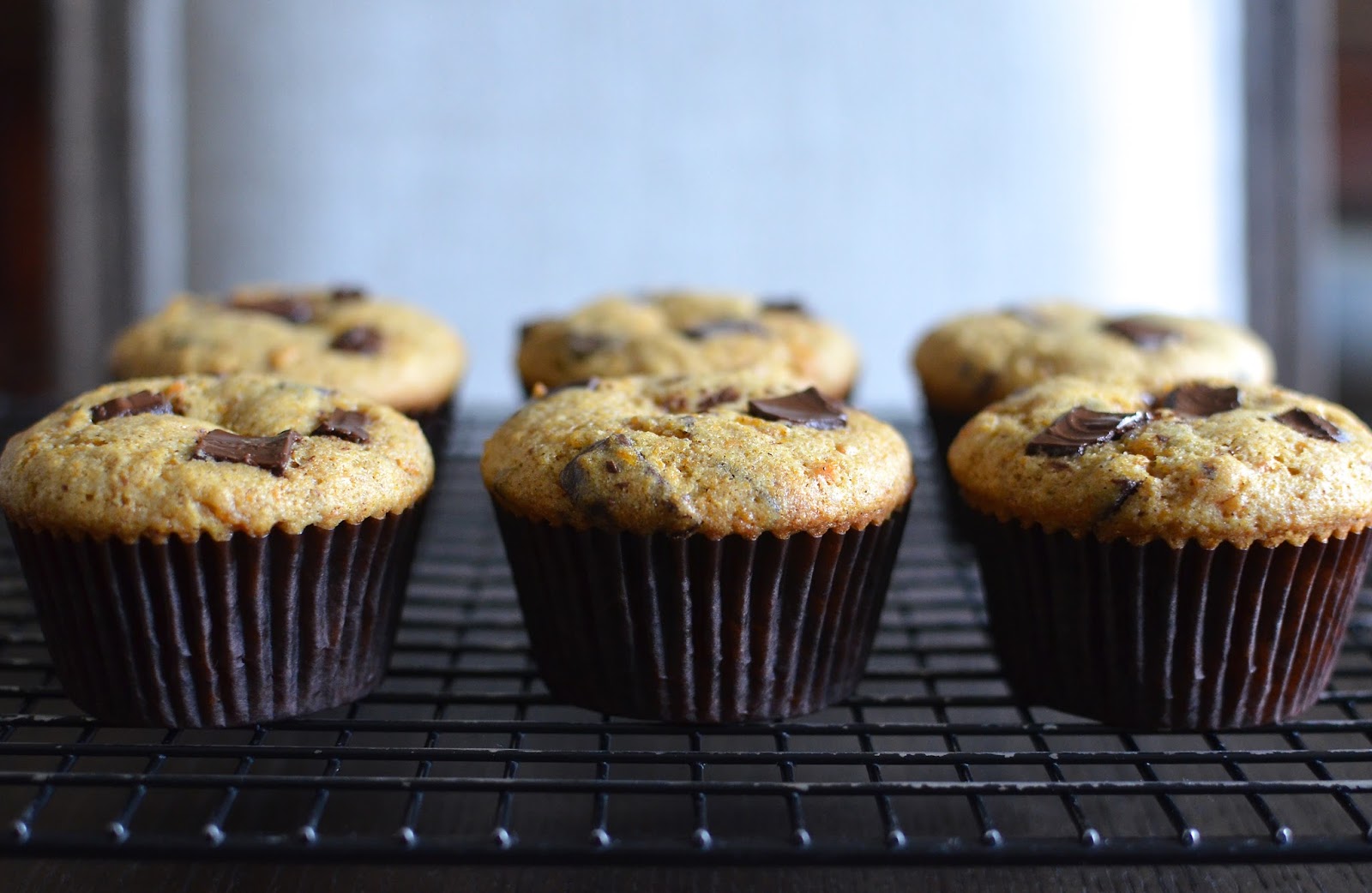 Playing with Flour Sweet potatochocolate chunk muffins