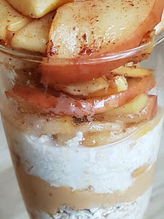 overnight oats med jordnötssmör