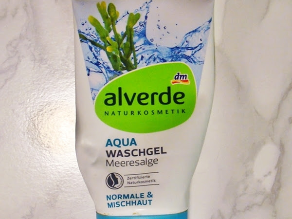 Alverde, Aqua Hydro Waschgel Meeresalge, żel do mycia twarzy