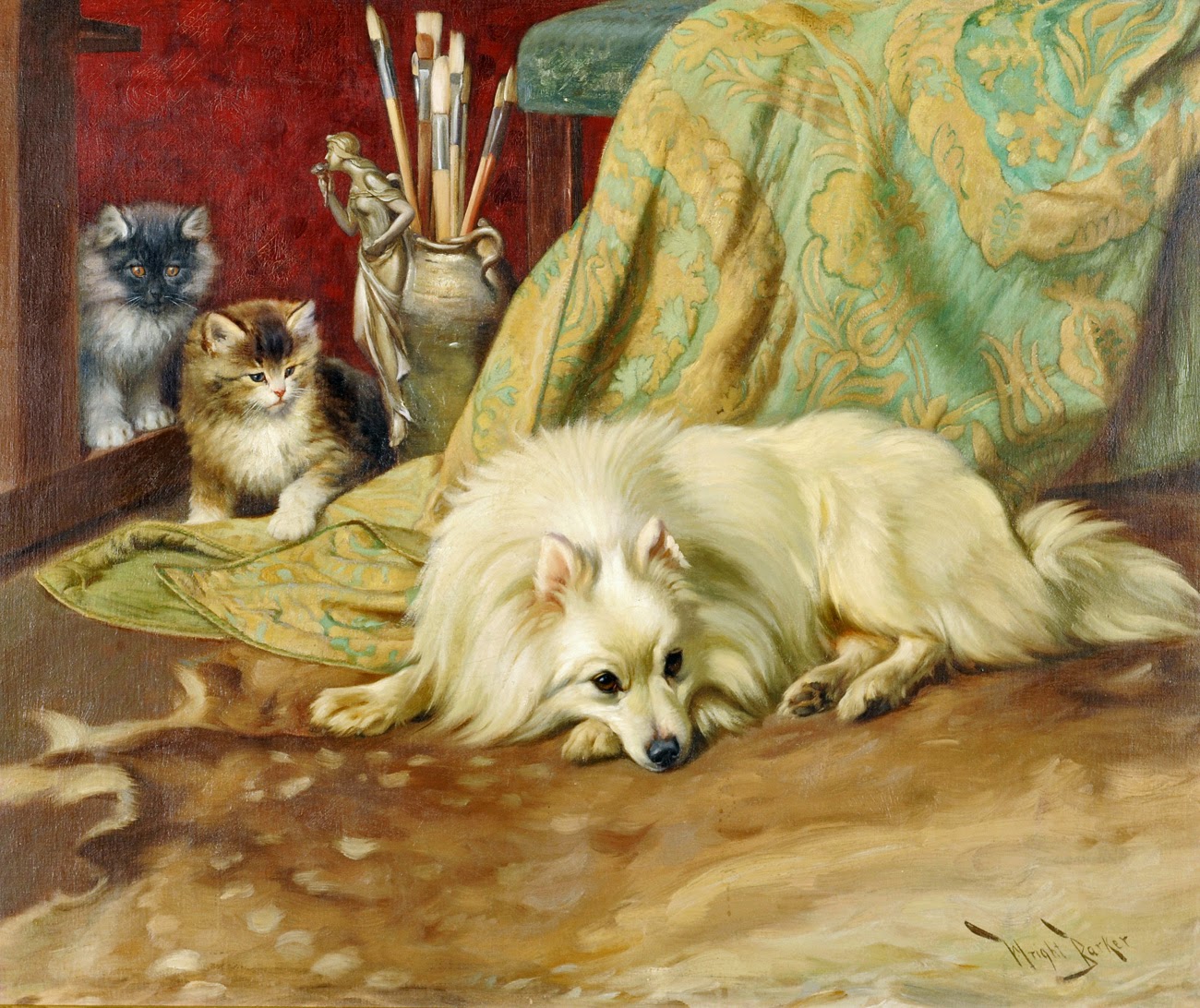 Victorian British Painting Dog paintings