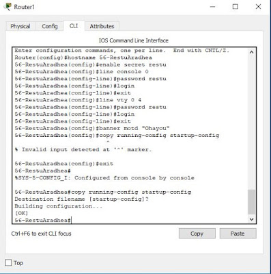 Konfigurasi Router & Switch