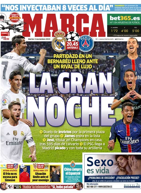 Real Madrid, Marca: "La gran noche"
