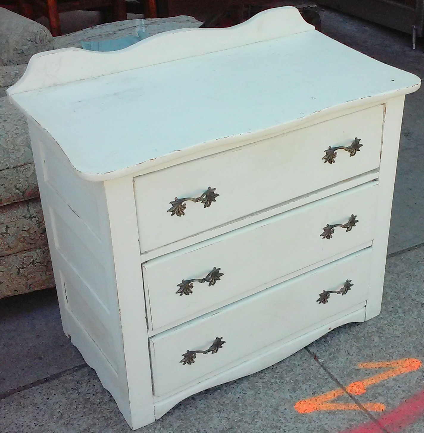 UHURU FURNITURE & COLLECTIBLES SOLD **REDUCED** 30" Wide Shabby Chic