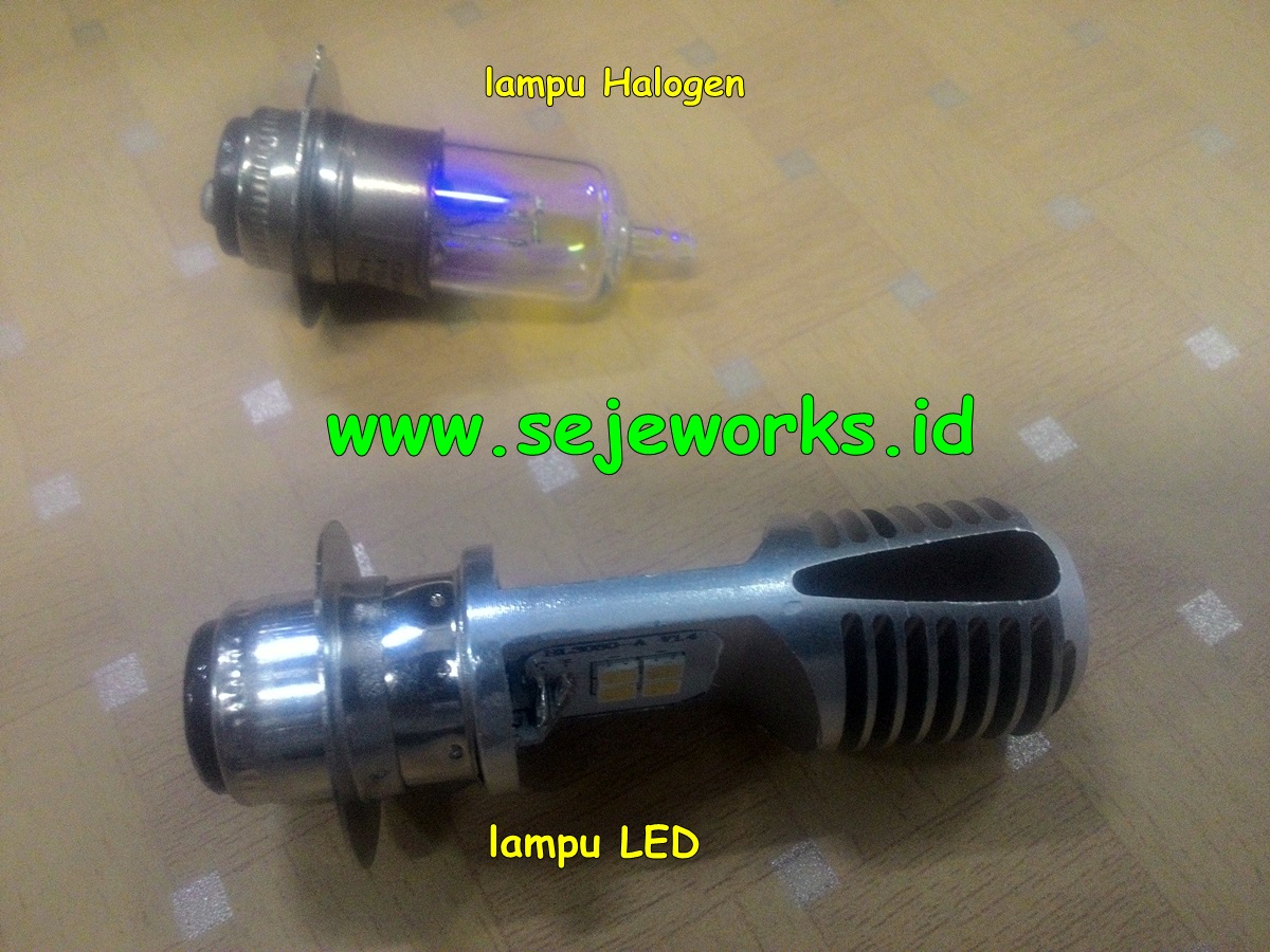 Cara Pasang Lampu LED 6 Sisi di Sepeda Motor AC dan DC, Jangan Sampai