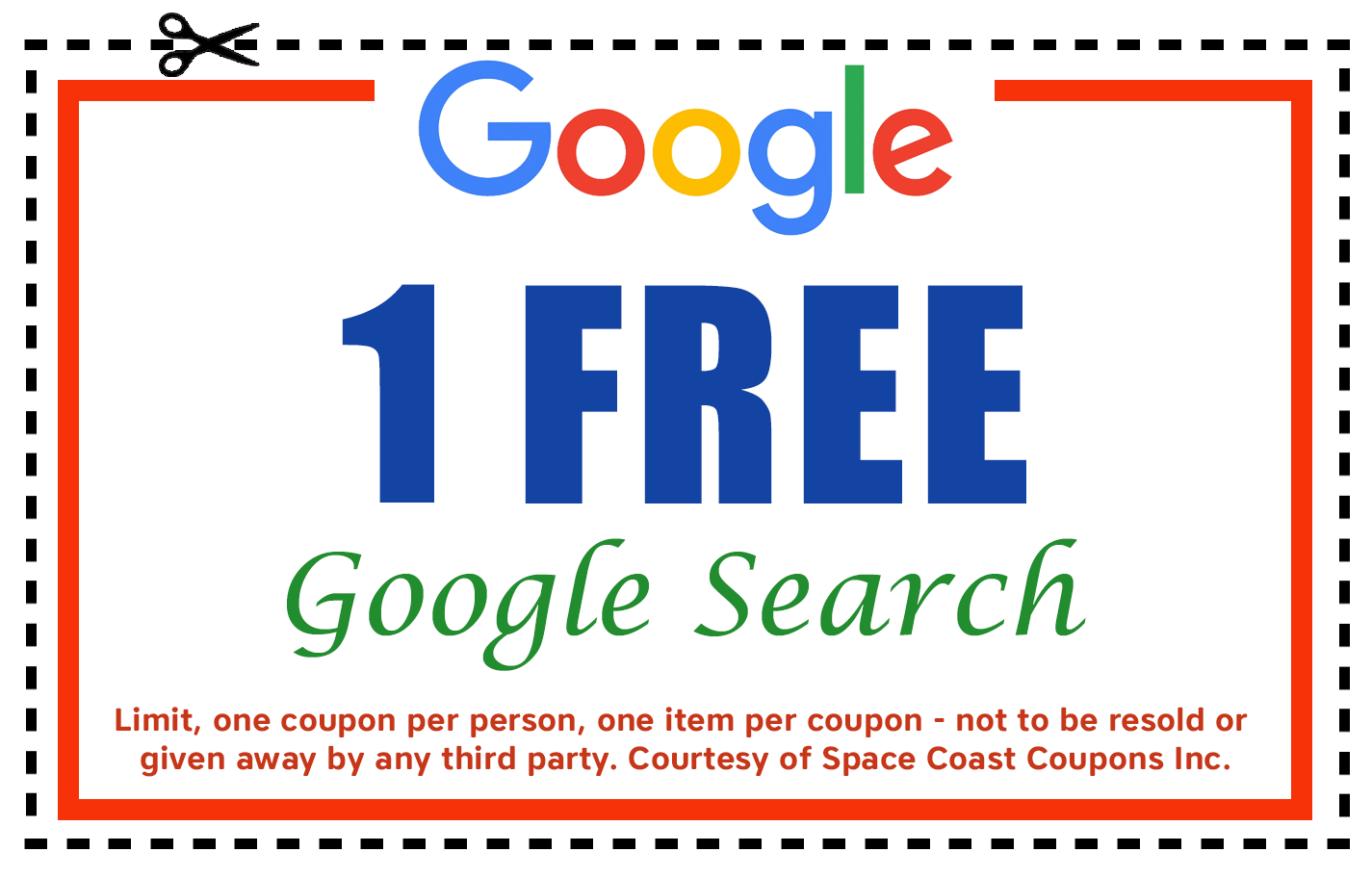 1 FREE Google Search! 
