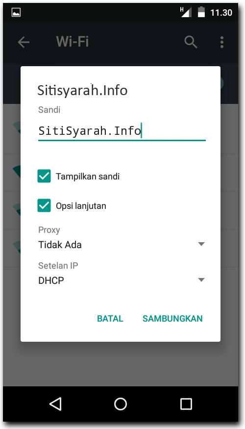 solusi hp android error tidak konek wifi