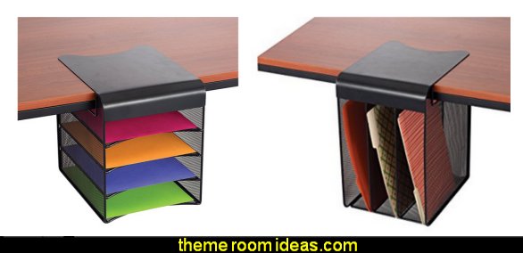 Hanging Desk Storage office furniture - office decorating - study desk - den furniture - office chairs - home office design - Organizing your Home Office - Bookshelves office cubicle decorating ideas - cubicle decorating - work desk decorations - cubicle decoration themes - cubicle decor - office birthday party cubicle decorations - office birthday decorating kit - glitter office supplies - desktop organizers