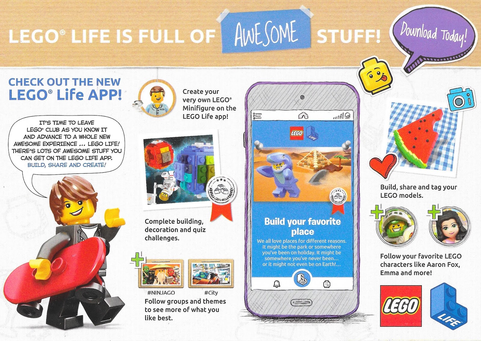 LEGO Life is Full of Awesome Stuff! Life APP