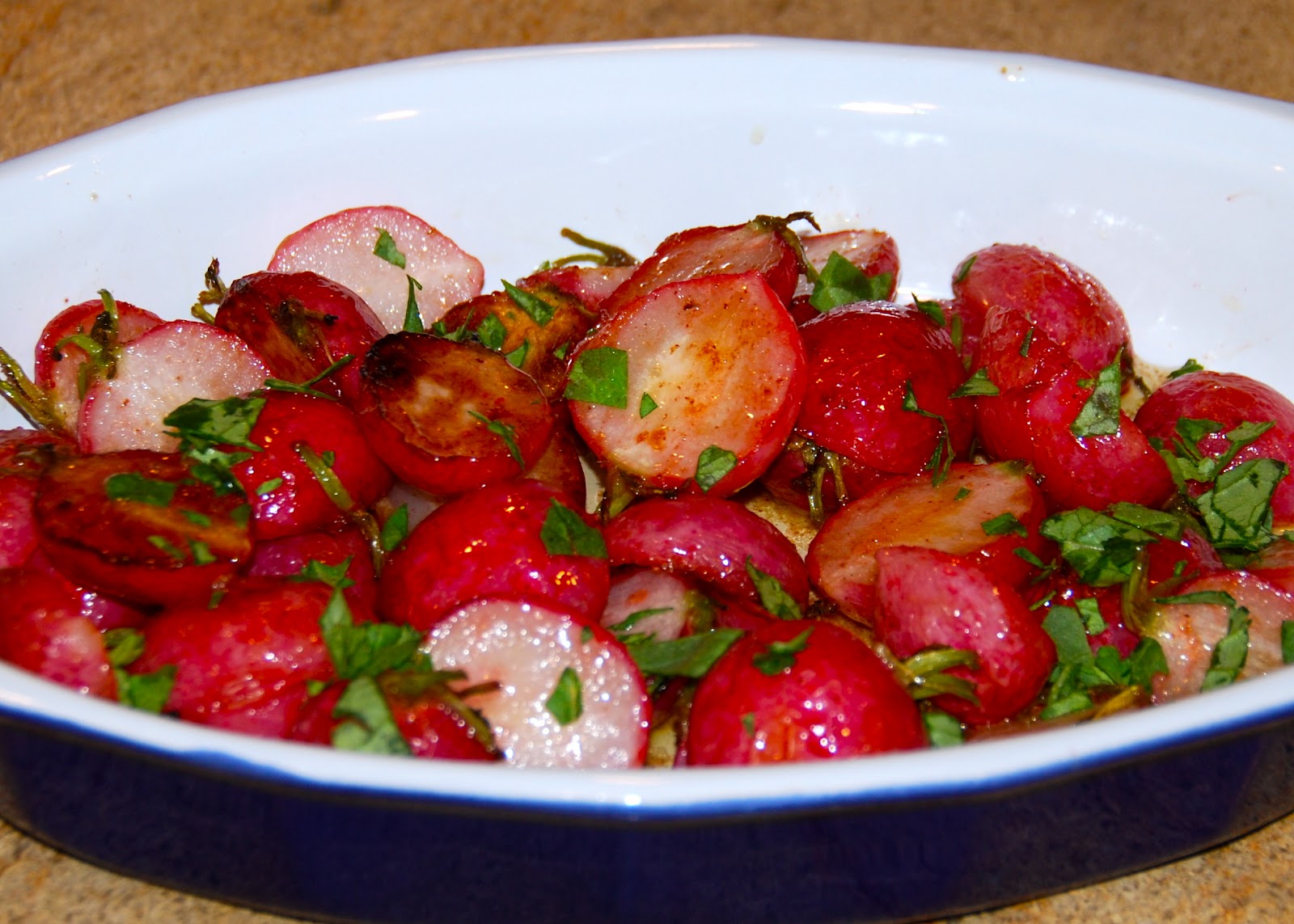 Cooking with Larue Roasted Radishes with Brown Butter and Lemon