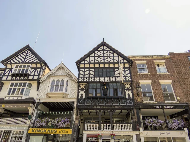 Things to do in Chester England. Half-timbered houses